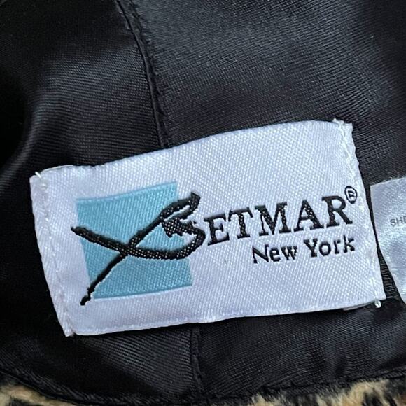 Vintage Betmar New York Leopard Bucket Hat Faux Fur - Picture 5 of 8